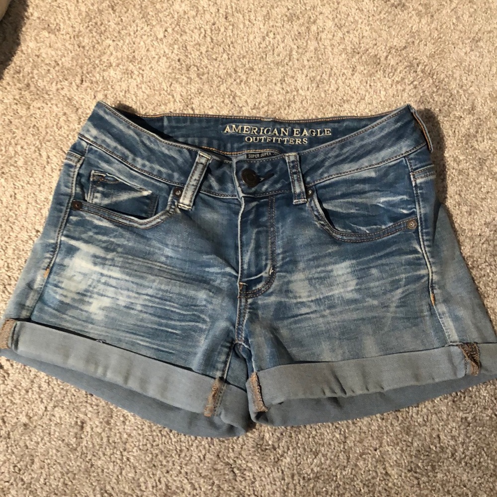 American Eagle Midi Jean Shorts